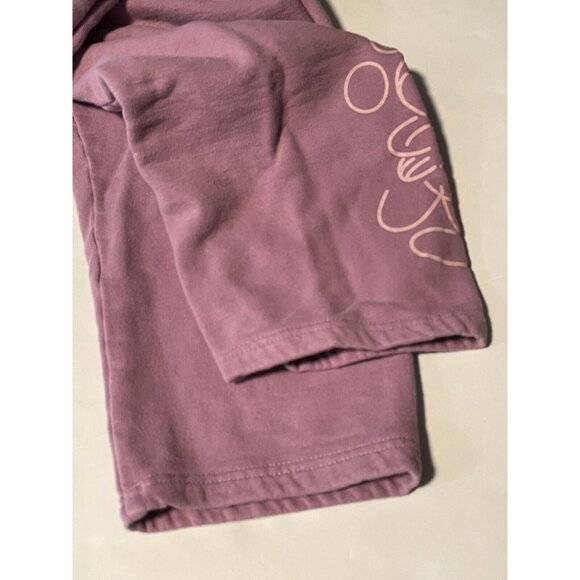 Disney Mickey Mouse mousewear sweatpants womens XL 34 x 28 gym jogger purple - Picture 9 of 13